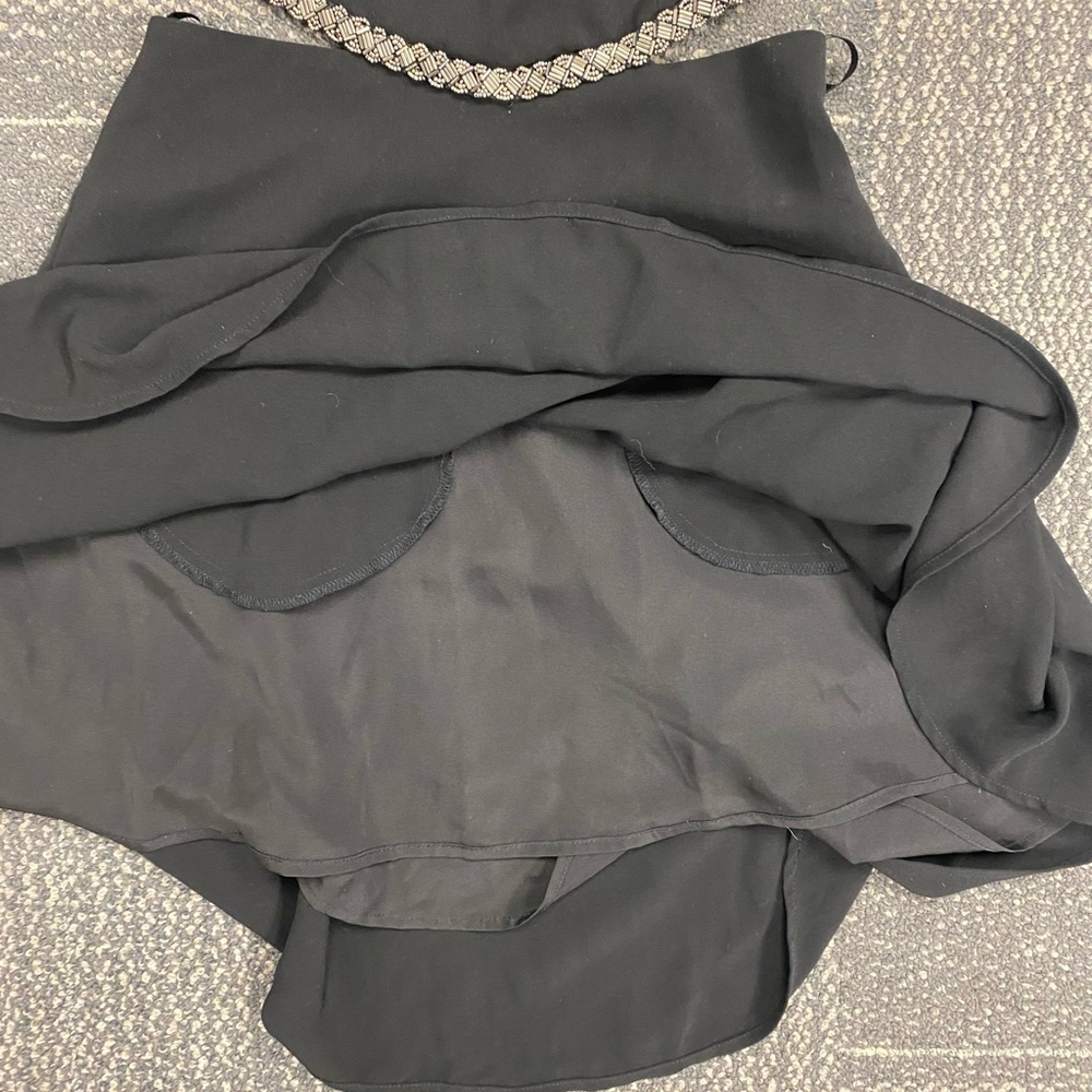NWT NBD Black Embellished Cut Out Mini Dress Size M - Picture 11 of 12